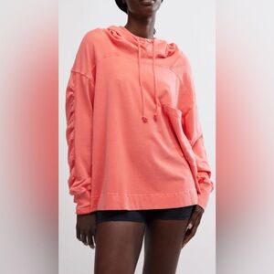 Free People FP Movement Top Hoodie Hot Shot Hooded Layer NWOT size Small